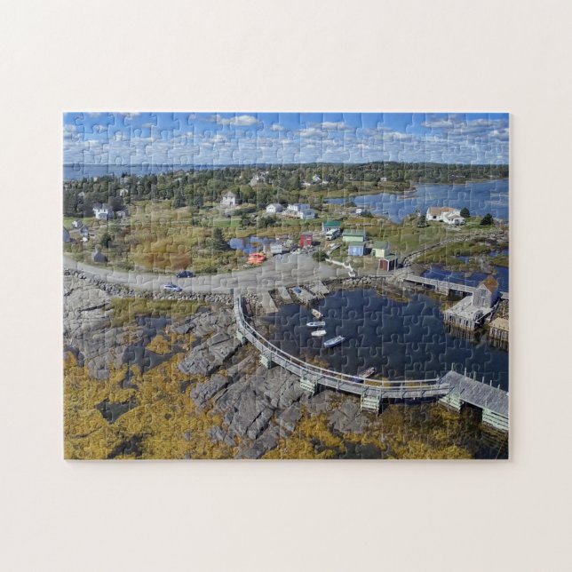 Blue Rocks Nova Scotia. Jigsaw Puzzle (Horizontal)