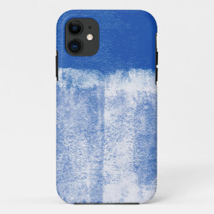 Blue rolled paint iPhone 11 case