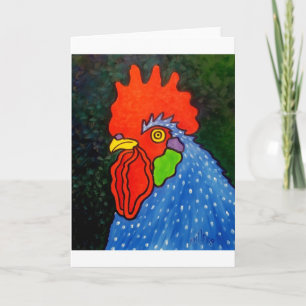 Blue Rooster 14 Card