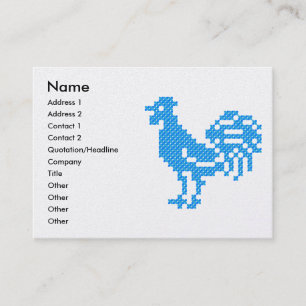 Blue Rooster Business Card