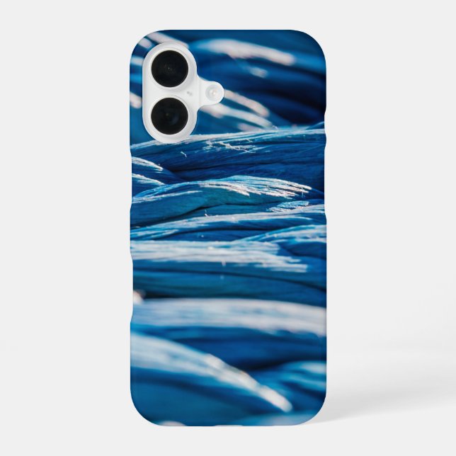 Blue Rope iPhone 16 Case (Back)