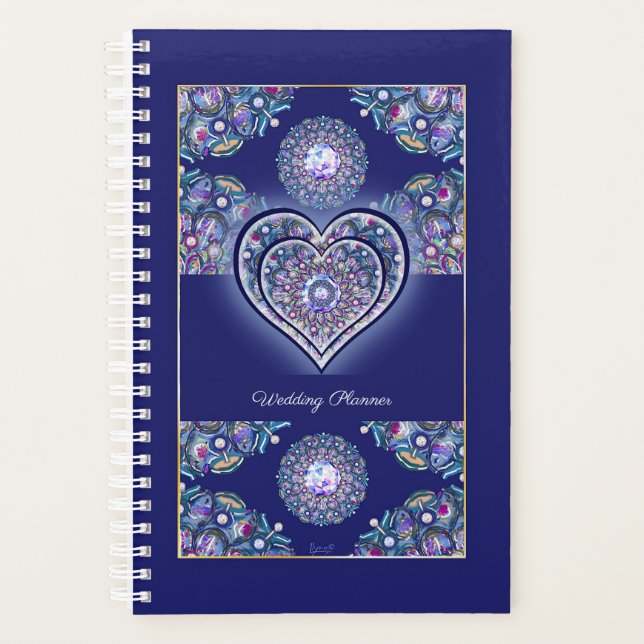 Blue Rosace Planner (Front)