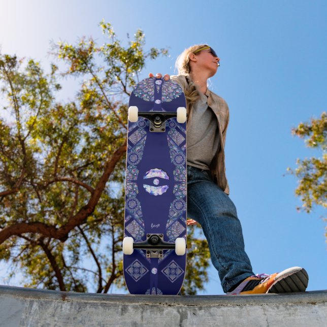 Blue Rosace Skateboard (Outdoor 1)