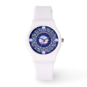 Blue Rosace Watch