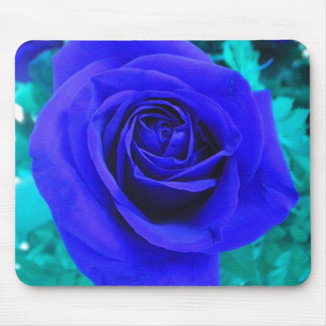Blue Rose2 mouse pad (Front)