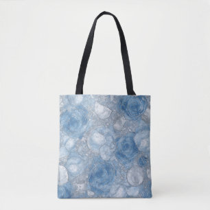 Blue Rose Bubble Brew - Tote Bag