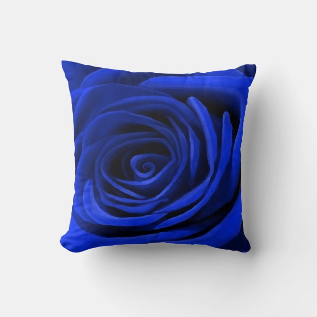 Blue Rose Cushion (Front)
