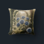 Blue Rose Elegance – Romantic Floral Home Accent Cushion<br><div class="desc">Add a touch of elegance to your home with this blue rose throw pillow. Perfect for romantic décor,  cosy spaces,  or as a thoughtful gift for weddings,  anniversaries,  and special occasions. A floral accent that feels timeless.</div>