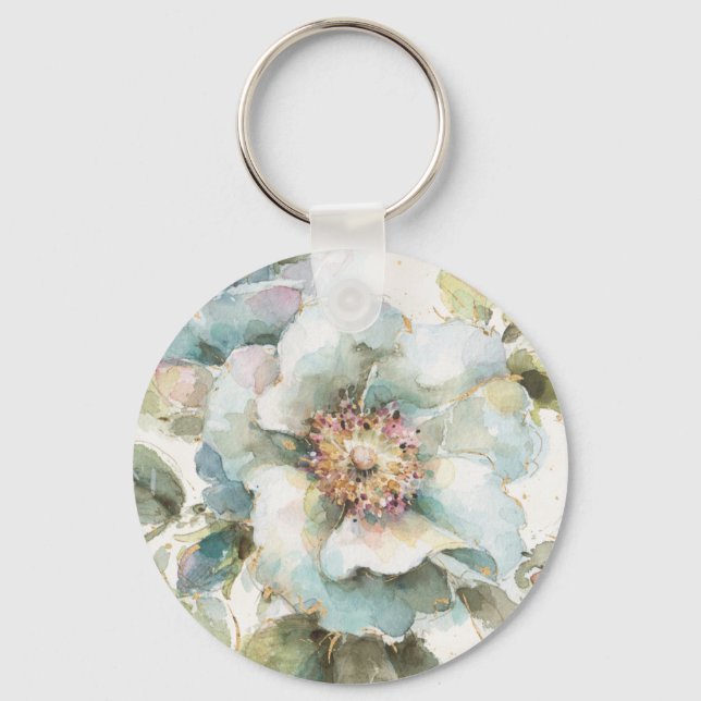Blue Rose Key Ring (Front)