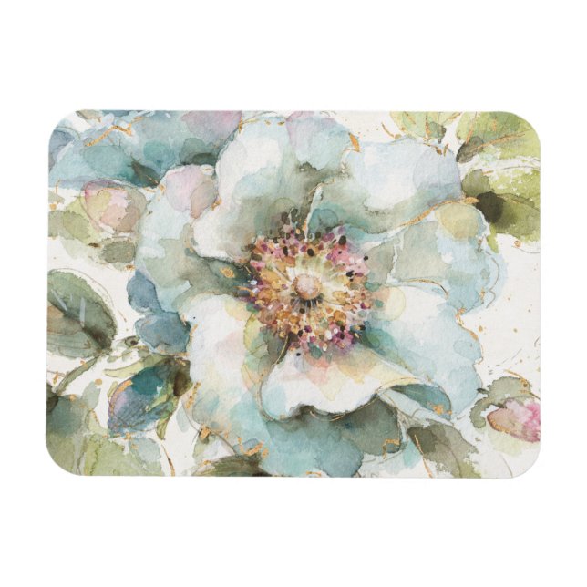 Blue Rose Magnet (Horizontal)