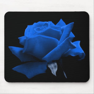 Blue Rose Mouse Pad