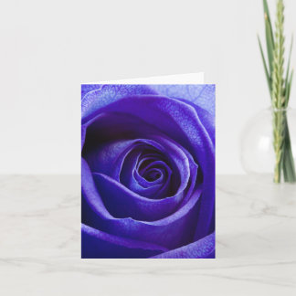 Blue Rose Note Card