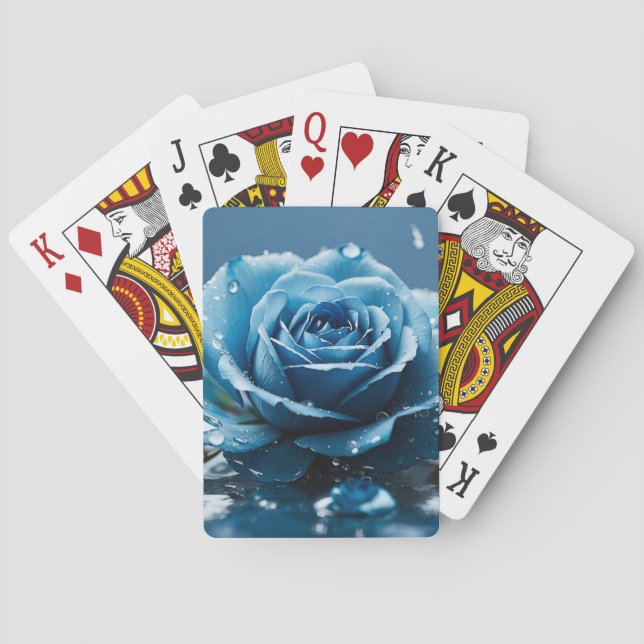 Blue Rose Playing Cards (Back)