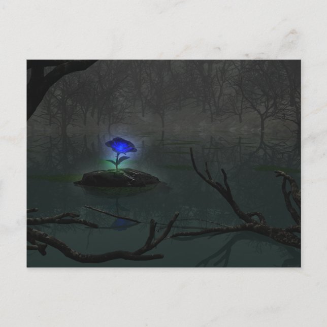 Blue Rose Postcard (Front)