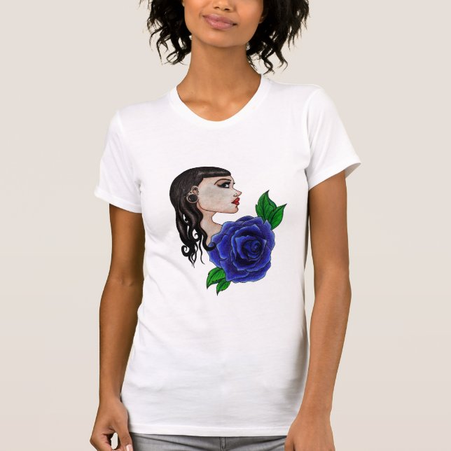 blue rose tattoo T-Shirt (Front)