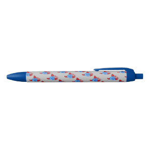 Blue Rose Writing Pen