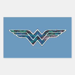 Blue Rose WW Rectangular Sticker