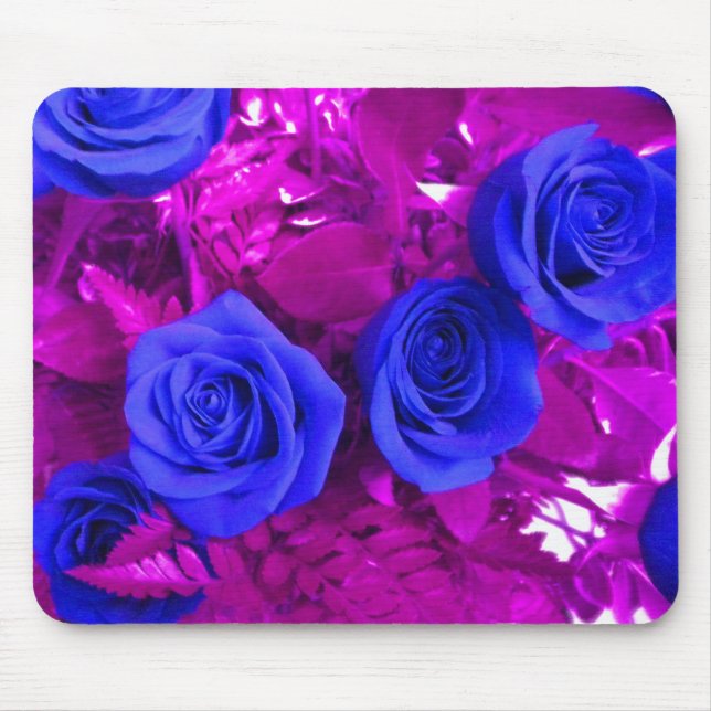 Blue Roses 2 Mousepad (Front)