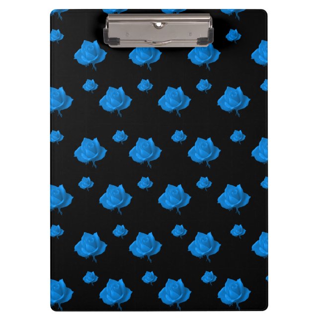 Blue Roses Clipboard (Front)