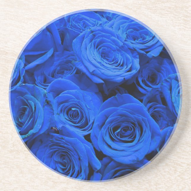 Blue Roses Coaster (Front)