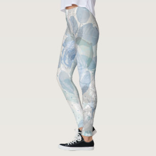 Blue Roses grunge Leggings