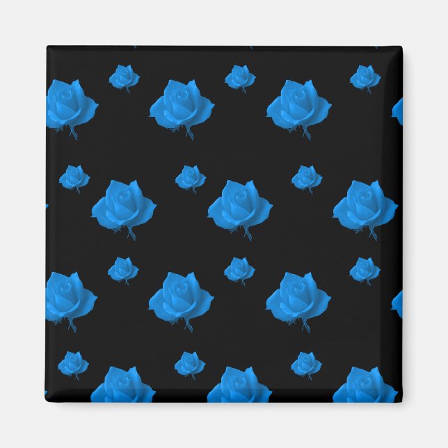 Blue Roses Magnet (Front)