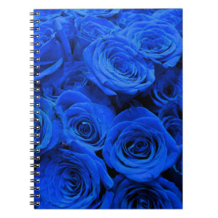 Blue Roses Notebook