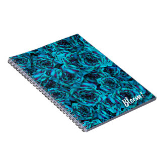 Blue Roses Notebook