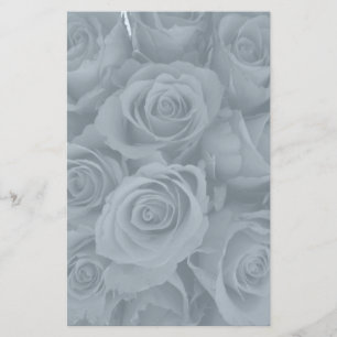 blue roses stationery