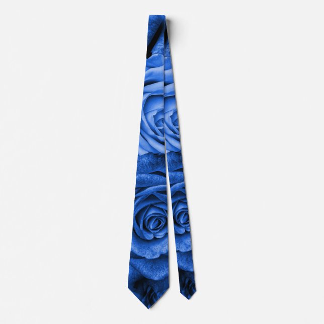 Blue Roses Tie (Front)