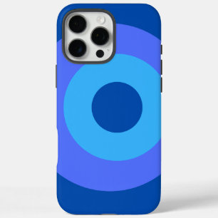 Blue Round Apple iPhone 16 Pro Max Case