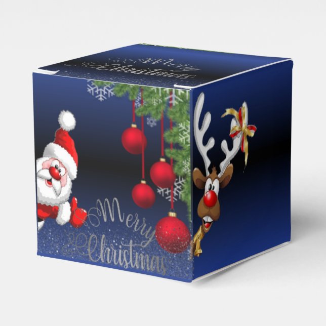 Blue Royal degraded by Papa Noel Favour Box (Front Side)