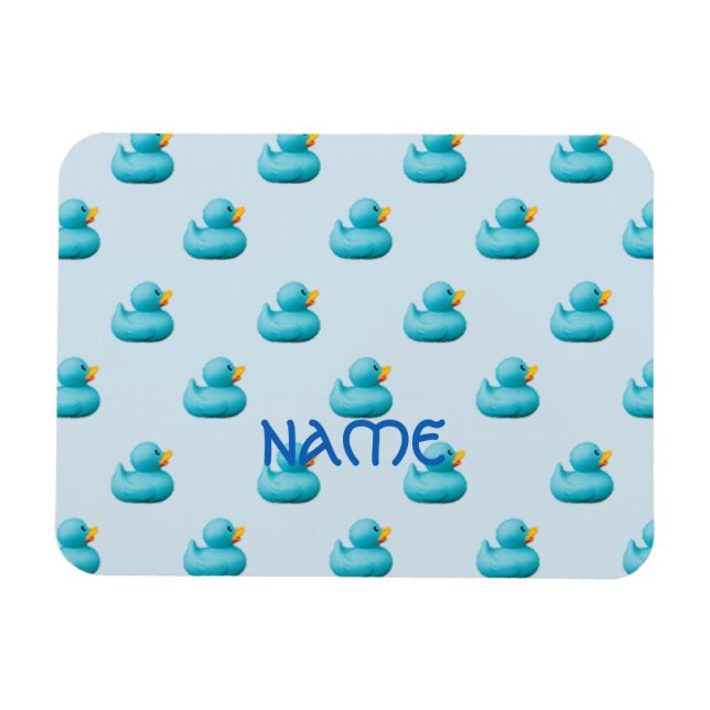 Blue Rubber Ducks by storeman Magnet (Horizontal)