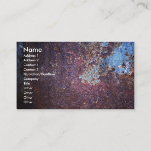 Blue Rust Business Card