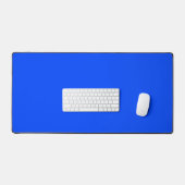 Blue (RYB) (solid colour) Desk Mat (Keyboard & Mouse)