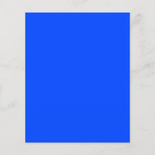Blue (RYB) (solid colour) Flyer