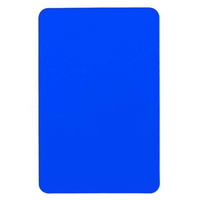 Blue (RYB) (solid colour) Magnet (Vertical)