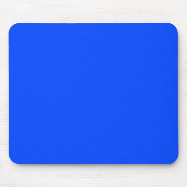 Blue (RYB) (solid colour) Mouse Pad (Front)