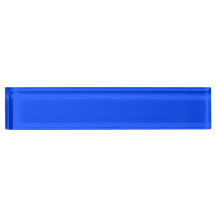 Blue (RYB) (solid colour) Nameplate