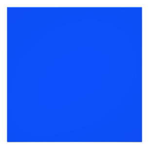 Blue (RYB) (solid colour) Photo Print