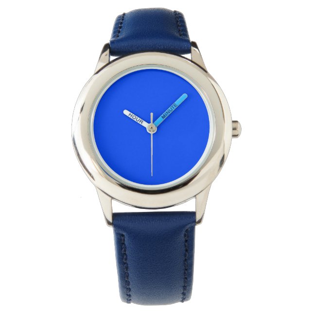 Blue (RYB) (solid colour) Watch (Front)