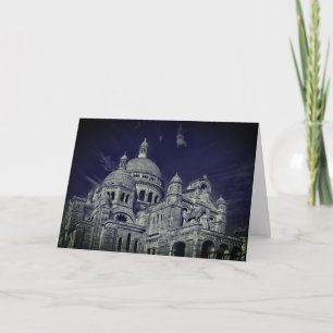 Blue Sacre Coeur Paris Europe Travel Card