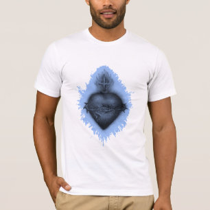 Blue Sacred Heart T-Shirt