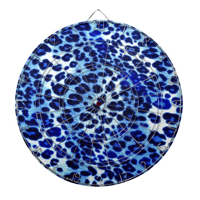 Blue safari Art Dartboard (Front)
