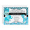 Blue Safari Elephant Giraffe Baby Shower
