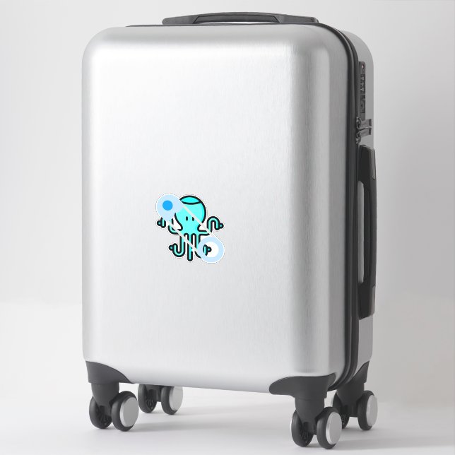 blue safety pin (Suitcase)