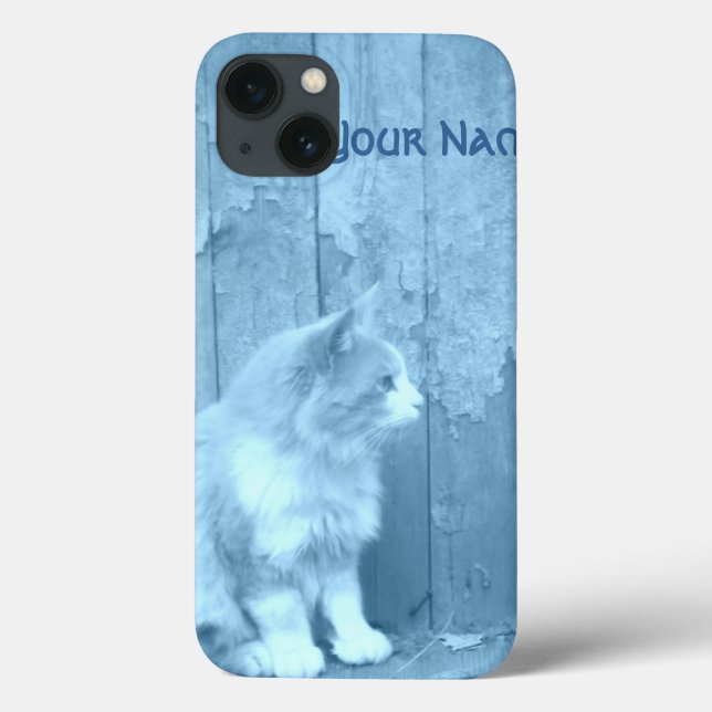 Blue Sahara (Cat) iPad Case (Back)