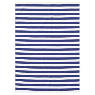 Blue Sailor Stripe (large scale) Tablecloth