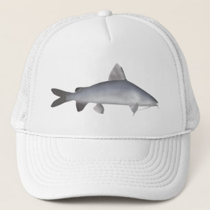 Blue Salmon Catfish Trucker Hat