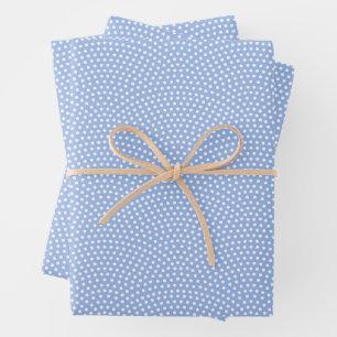 Blue Same Komon (large scale) Wrapping Paper Sheet